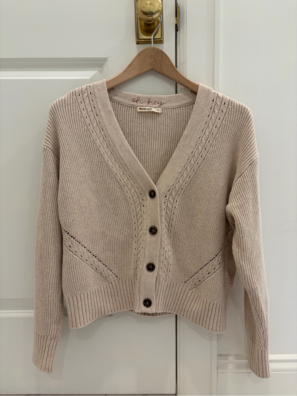Marine Layer Robin Crop Cardigan Size S - Picture 3 of 5